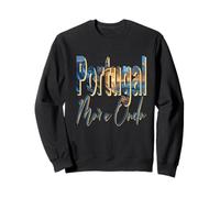 Portugal Surf Retro Sunset Wave Sudadera