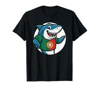 Portugal Tiburón Bandera Portugués Gracioso Camiseta