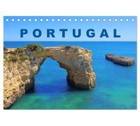 Portugal (Tischkalender 2026 DIN A5 quer), CALVENDO Monatskalender: Dieser Fotokalender führt Sie zu vielen Highlights in dem Land am Rande Europas. ... sich von großformatigen Bildern entführen.