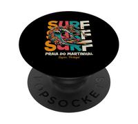 Portugal Vacaciones de Surf en Sagres Praia do Martinhal PopSockets PopGrip Adhesivo
