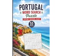 Portugal Word Search Puzzle: 55 Puzzles Word Search about Portugal and More | 6x9 inches, 110 pages | Gift for Portugal, Countries & Traveling Lover