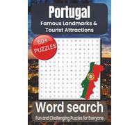 Portugal Word Search Puzzle Book: Word Searches with Easy to Read Print about Portugal, Famous Landmarks, Tourist Attractions and More I 6x9 inches, ... Holidays, Free Times and Stress Relief