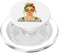 Portuguese Girl Portugal Flag Portuguesa Girlfriend Wife PopSockets PopGrip para MagSafe