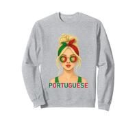 Portuguese Girl Portugal Flag Portuguesa Girlfriend Wife Sudadera