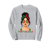 Portuguese Girl Portugal Flag Portuguesa Girlfriend Wife Sudadera