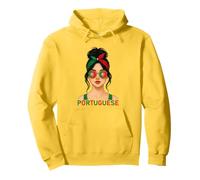 Portuguese Girl Portugal Flag Portuguesa Girlfriend Wife Sudadera con Capucha