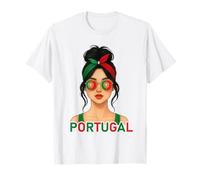Portuguese Girl Portugal Flag Portuguese Girlfriend Wife Camiseta
