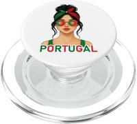 Portuguese Girl Portugal Flag Portuguese Girlfriend Wife PopSockets PopGrip para MagSafe