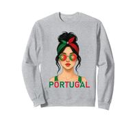 Portuguese Girl Portugal Flag Portuguese Girlfriend Wife Sudadera