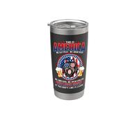 Portuguese Water Dog This America We Love Dogs 4th Of July Vaso térmico de acero inoxidable de doble pared