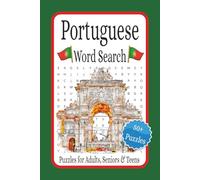 Portuguese Word Search Puzzle Book: Word Searches with Easy to Read Print about Portugal, Culture, Landmarks and more | 6x9 inches, 110 pages | 50 + ... Gift for Vacations, Holidays and Free Times.