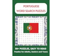 Portuguese Word Search Puzzle Book: Word Searches with Easy to Read Print about Portugal, Portuguese words, Learn Portuguese | 6x9 inches, 110 pages | ... for Vacations, Holidays and Leisure Times