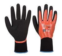 Portwest AP30 Dermi Pro Guante de espuma de nitrilo naranja/negro, pequeño