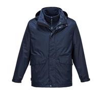 Portwest - Argo 3 IN 1 Desmontable Polar Chaqueta Impermeable con Pack Capucha