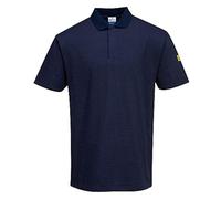 Portwest Polo Esd Antiestático, Tamaño: XL, Color: Marino, AS21NARXL