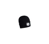 Portwest B029 Gorro Beanie con Led Recargable Punto de Galga 9 Acrílico