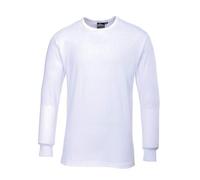 Portwest B123 Camiseta Térmica Aislante de Manga Larga Blanco, XX-Grande