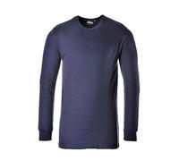 Portwest B123 Camiseta Térmica Aislante de Manga Larga Marino, X-Pequeño