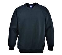 Portwest Sudadera Roma, Tamaño: 4XL, Color: Negro, B300BKR4XL