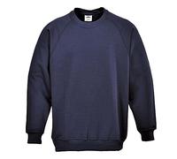 Portwest B300 Sudadera Roma Corte Relajado Cuello Redondo Lavable a Máquina