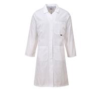 Portwest Bata Standard Para Mujer, Tamaño: XXS, Color: Blanco, LW63WHRXXS