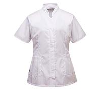 Portwest Batín Premier De Mujer, Tamaño: XS, Color: Blanco, LW12WHRXS