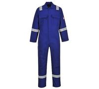 Portwest BIZ5 Mono Reflectante Resistente Al Fuego Para Hombres Bizweld Iona FR Azul Real, XXL