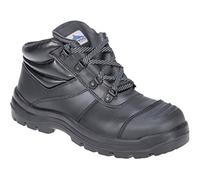 Portwest Bota De Seguridad Trent S3 Hro Ci Hi Fo, Tamaño: 38, Color: Negro, FD09BKR38
