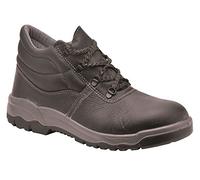 Portwest Bota Steelite Kumo S3, Tamaño: 47, Color: Negro, FW23BKR47