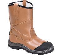 Portwest Bota Steelite Rigger Pro S3 Ci Hro, Tamaño: 42, Color: Canela, FT12TAR42
