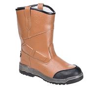 Portwest Bota Steelite Rigger Pro S3 Cl, Tamaño: 46, Color: Canela, FT13TAR46