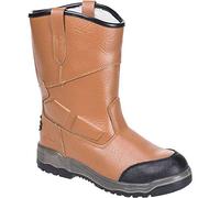 Portwest Bota Steelite Rigger Pro S3 Cl, Tamaño: 47, Color: Canela, FT13TAR47
