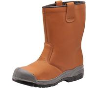 Portwest Bota Steelite Rigger S1P Ci (Con Puntera Anti-Arañazos), Tamaño: 42, Color: Canela, FW13TAR42