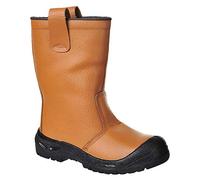 Portwest Bota Steelite Rigger S3 Ci, Tamaño: 46, Color: Canela, FW29TAR46