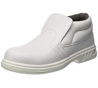Portwest Bota Steelite Slip On S2, Tamaño: 42, Color: Blanco, FW83WHR42
