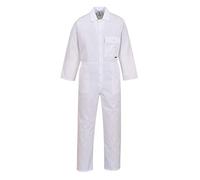 Portwest Buzo Estándar, Tamaño: L, Color: Blanco, 2802WHRL