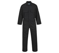 Portwest Buzo Bizweld Ignífugo Negro Talla L BIZ1BKRL