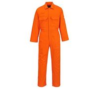 Portwest Buzo Ignífugo Bizweld, Tamaño: M, Color: Naranja, BIZ1ORRM