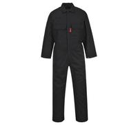 Portwest Buzo Ignífugo Bizweld, Tamaño: M, Color: Negro, BIZ1BKRM