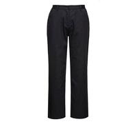 Portwest Pantalón De Cocina Para Mujer Rachel, Tamaño: XL, Color: Negro, C071BKRXL