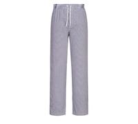 Portwest C079 Pantalón de Chef Bromley Lavable a Máquina a 60°C 2 Bolsillos | Cuadros azules, M, Corte Estándar, Cintura Elástica, 100% Algodón, Tejido Exterior, Abertura con Cremallera Oculta, Ligero