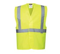 Portwest Chaleco Con Tirantes Y Una Banda, Tamaño: S/M, Color: Amarillo, C472YERS/M