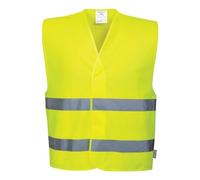 Portwest Chaleco C474 con dos bandas Amarillo Talla L/XL