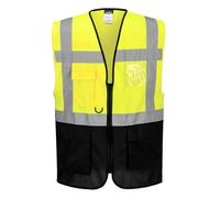 Portwest Chaleco Executive Warsaw Amarillo/Marino Tamaño 4XL C476YNR4XL