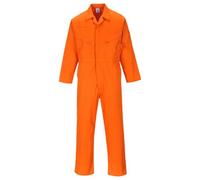 Portwest C813 Mono Liverpool Fuelle en la Espalda 1 Bolsillo Corte Estándar | Naranja, XL, UPF 40+, Unisex, 35% Algodón, 65% Poliéster, Aberturas de Acceso Laterales, Polialgodón, Duradero, Uso Intensivo