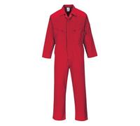 Portwest C813 Mono Liverpool Fuelle en la Espalda 1 Bolsillo Corte Estándar | Rojo, L, UPF 40+, Sin Mangas, 35% Algodón, 65% Poliéster, Aberturas de Acceso Laterales, Polialgodón, Duradero, Uso Intensivo