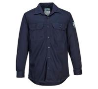 Portwest Camisa Bizflame 88/12, Tamaño: M, Color: Marino, FR89NARM
