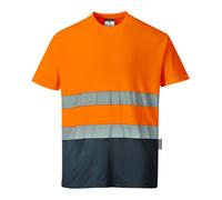 Portwest Camiseta Alta Visibilidad Confort Contraste Secado Rápido UPF 40+