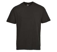 Portwest Camiseta Premium Turín, Tamaño: L, Color: Negro, B195BKRL