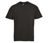 Portwest Camiseta Premium Turín, Tamaño: M, Color: Negro, B195BKRM